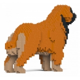 Jekca - Leonberger 01S-M01 - Lego - Scultura - Costruzione - 4D - Animali di Mattoncini - Toys