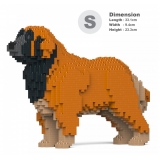 Jekca - Leonberger 01S-M01 - Lego - Scultura - Costruzione - 4D - Animali di Mattoncini - Toys