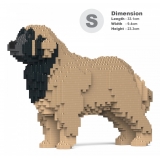 Jekca - Leonberger 01S-M02 - Lego - Scultura - Costruzione - 4D - Animali di Mattoncini - Toys