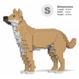 Jekca - Mongrel 01S-M01 - Lego - Scultura - Costruzione - 4D - Animali di Mattoncini - Toys