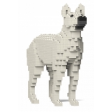 Jekca - Mongrel 01S-M03 - Lego - Sculpture - Construction - 4D - Brick Animals - Toys