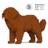 Jekca - Newfoundland Dog 01S-M01 - Lego - Sculpture - Construction - 4D - Brick Animals - Toys