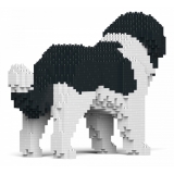 Jekca - Newfoundland Dog 01S-M03 - Lego - Sculpture - Construction - 4D - Brick Animals - Toys