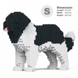 Jekca - Newfoundland Dog 01S-M03 - Lego - Sculpture - Construction - 4D - Brick Animals - Toys