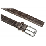 Avvenice - Astrea - Crocodile Belt - Brown - Handmade in Italy - Exclusive Luxury Collection