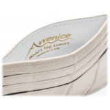 Avvenice - Crocodile Credit Card Holder - Himalaya - Handmade in Italy - Exclusive Luxury Collection