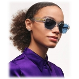 Tiffany & Co. - Occhiale da Sole Squadrati - Trasparente Blu Scuro - Collezione Tiffany Sunglasses - Tiffany & Co. Eyewear