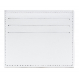 Avvenice - Premium Leather Credit Card Holder - White - Handmade in Italy - Exclusive Luxury Collection