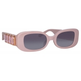 Linda Farrow - LF x Nima Benati The Lola Sunglasses in Pink Gemstone - LFL1117C12SUN - Linda Farrow Eyewear