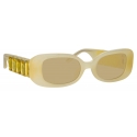 Linda Farrow - LF x Nima Benati The Lola Sunglasses in Yellow Gemstone - LFL1117C10SUN - Linda Farrow Eyewear