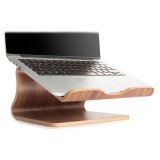 Woodcessories - Walnut / MacBook Stand - MacBook - Eco Lift - Wooden MacBook Support