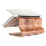 Woodcessories - Walnut / MacBook Stand - MacBook - Eco Lift - Wooden MacBook Support