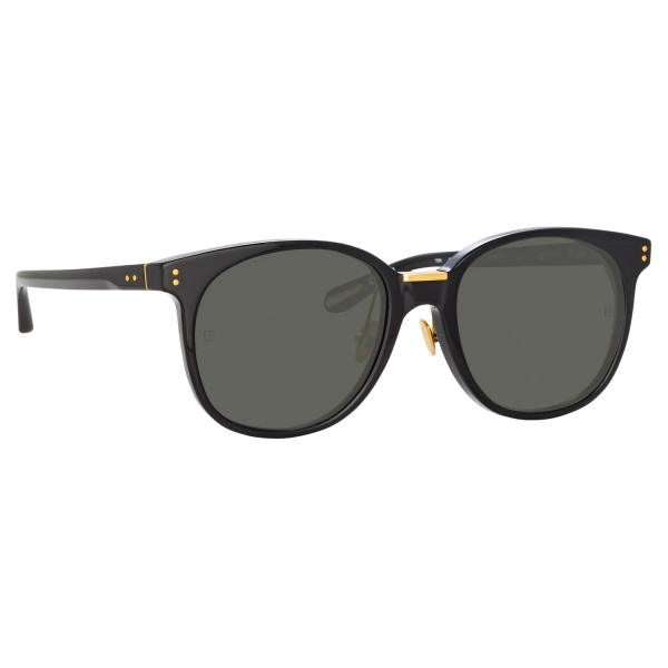 Linda Farrow - Palla D-Frame Sunglasses in Black - LFL1277C1SUN - Linda Farrow Eyewear