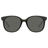 Linda Farrow - Occhiali da Sole Palla D-Frame in Nero - LFL1277C1SUN - Linda Farrow Eyewear