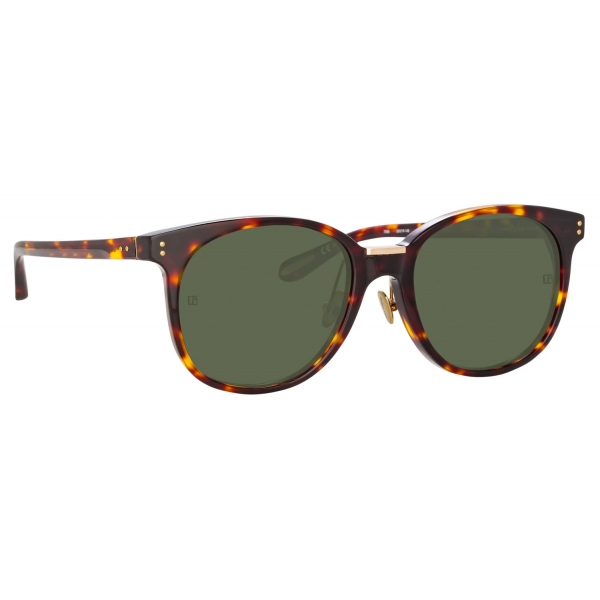 Linda Farrow - Palla D-Frame Sunglasses in Tortoiseshell - LFL1277C2SUN - Linda Farrow Eyewear