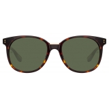 Linda Farrow - Palla D-Frame Sunglasses in Tortoiseshell - LFL1277C2SUN - Linda Farrow Eyewear