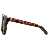 Linda Farrow - Occhiali da Sole Palla D-Frame in Tartaruga - LFL1277C2SUN - Linda Farrow Eyewear