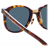 Linda Farrow - Occhiali da Sole Palla D-Frame in Tartaruga - LFL1277C2SUN - Linda Farrow Eyewear