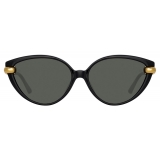 Linda Farrow - Occhiali da Sole Palm Cat Eye in Nero - LFL1211C1SUN - Linda Farrow Eyewear