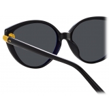 Linda Farrow - Occhiali da Sole Palm Cat Eye in Nero - LFL1211C1SUN - Linda Farrow Eyewear