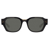 Linda Farrow - Ramon Rectangular Sunglasses in Black - LFL1270C1SUN - Linda Farrow Eyewear