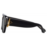 Linda Farrow - Ramon Rectangular Sunglasses in Black - LFL1270C1SUN - Linda Farrow Eyewear