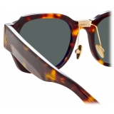 Linda Farrow - Occhiali da Sole Ramon Rettangolare in Tartaruga - LFL1270C2SUN - Linda Farrow Eyewear