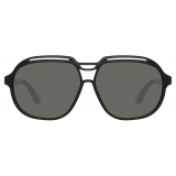 Linda Farrow - Raphael Aviator Sunglasses in Black - LFL1294C1SUN - Linda Farrow Eyewear