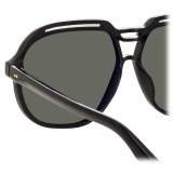 Linda Farrow - Occhiali da Sole Raphael Aviator in Nero - LFL1294C1SUN - Linda Farrow Eyewear