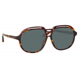 Linda Farrow - Raphael Aviator Sunglasses in Tortoiseshell - LFL1294C2SUN - Linda Farrow Eyewear