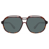 Linda Farrow - Raphael Aviator Sunglasses in Tortoiseshell - LFL1294C2SUN - Linda Farrow Eyewear