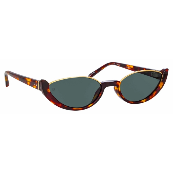 Linda Farrow - Robyn Cat Eye Sunglasses in Tortoiseshell - LFL1169C2SUN - Linda Farrow Eyewear