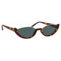 Linda Farrow - Robyn Cat Eye Sunglasses in Tortoiseshell - LFL1169C2SUN - Linda Farrow Eyewear