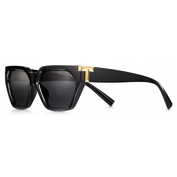 Tiffany & Co. - Cat Eye Sunglasses - Black Gradient Gray - Tiffany T Collection - Tiffany & Co. Eyewear