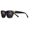 Tiffany & Co. - Occhiale da Sole Cat Eye - Nero Grigio Sfumato - Collezione Tiffany T - Tiffany & Co. Eyewear