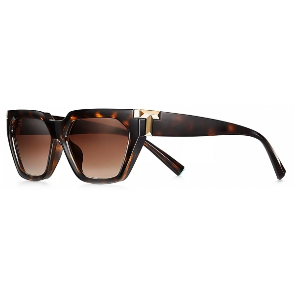 Tiffany & Co. - Cat Eye Sunglasses - Tortoiseshell Gradient Brown - Tiffany T Collection - Tiffany & Co. Eyewear