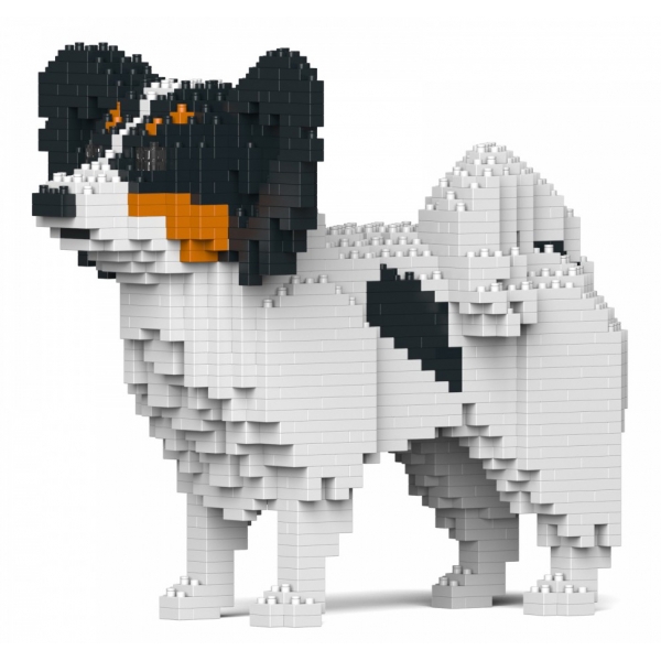 Jekca - Papillon Dog 01S-M01 - Lego - Sculpture - Construction - 4D - Brick Animals - Toys