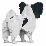 Jekca - Papillon Dog 01S-M01 - Lego - Scultura - Costruzione - 4D - Animali di Mattoncini - Toys