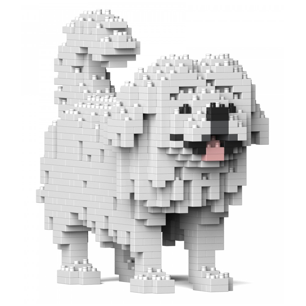 Jekca - Dachshund 01S-M02 - Lego - Sculpture - Construction - 4D