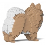 Jekca - Pomeranian 02S-M01 - Lego - Scultura - Costruzione - 4D - Animali di Mattoncini - Toys