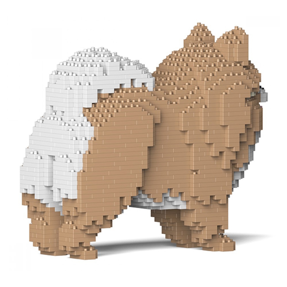 Jekca - Pomeranian 02S-M01 - Lego - Scultura - Costruzione - 4D - Animali  di Mattoncini - Toys - Avvenice