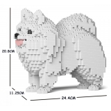 Jekca - Pomeranian 02S-M02 - Lego - Scultura - Costruzione - 4D - Animali di Mattoncini - Toys