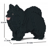 Jekca - Pomeranian 02S-M03 - Lego - Scultura - Costruzione - 4D - Animali di Mattoncini - Toys