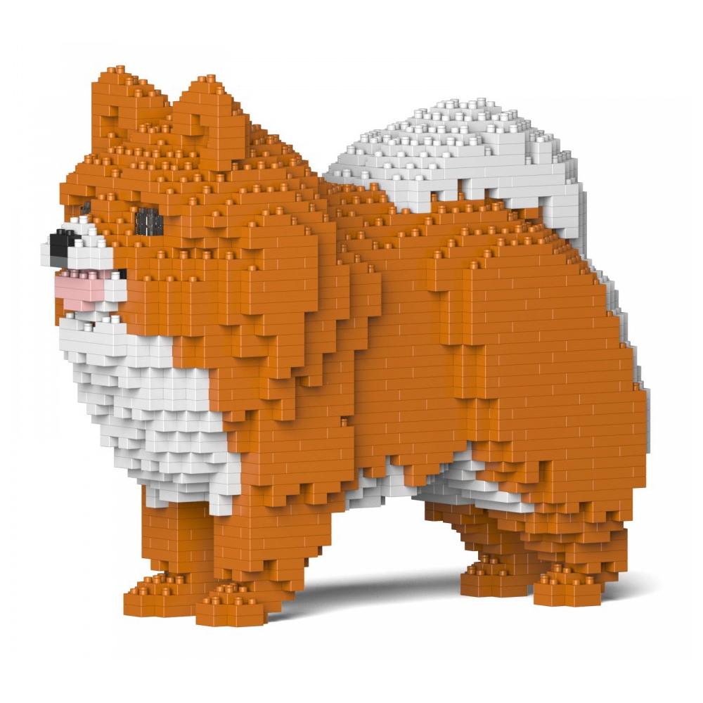 Jekca - Pomeranian 02S-M05 - Lego - Sculpture - Construction - 4D - Brick  Animals - Toys - Avvenice