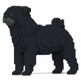 Jekca - Pug 01S-M02 - Lego - Sculpture - Construction - 4D - Brick Animals - Toys