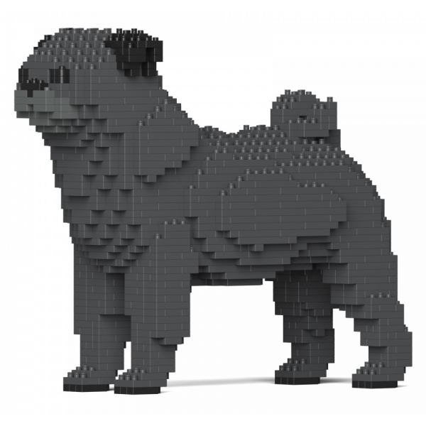 Jekca - Pug 01S-M04 - Lego - Scultura - Costruzione - 4D - Animali di Mattoncini - Toys
