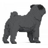 Jekca - Pug 01S-M04 - Lego - Sculpture - Construction - 4D - Brick Animals - Toys