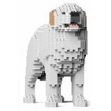 Jekca - Pyrenean Mountain Dog 01S - Lego - Sculpture - Construction - 4D - Brick Animals - Toys