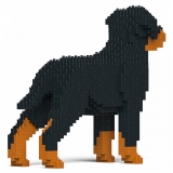 Jekca - Rottweiler 02S - Lego - Scultura - Costruzione - 4D - Animali di Mattoncini - Toys