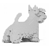 Jekca - Scottish Terrier 01S-M02 - Lego - Sculpture - Construction - 4D - Brick Animals - Toys